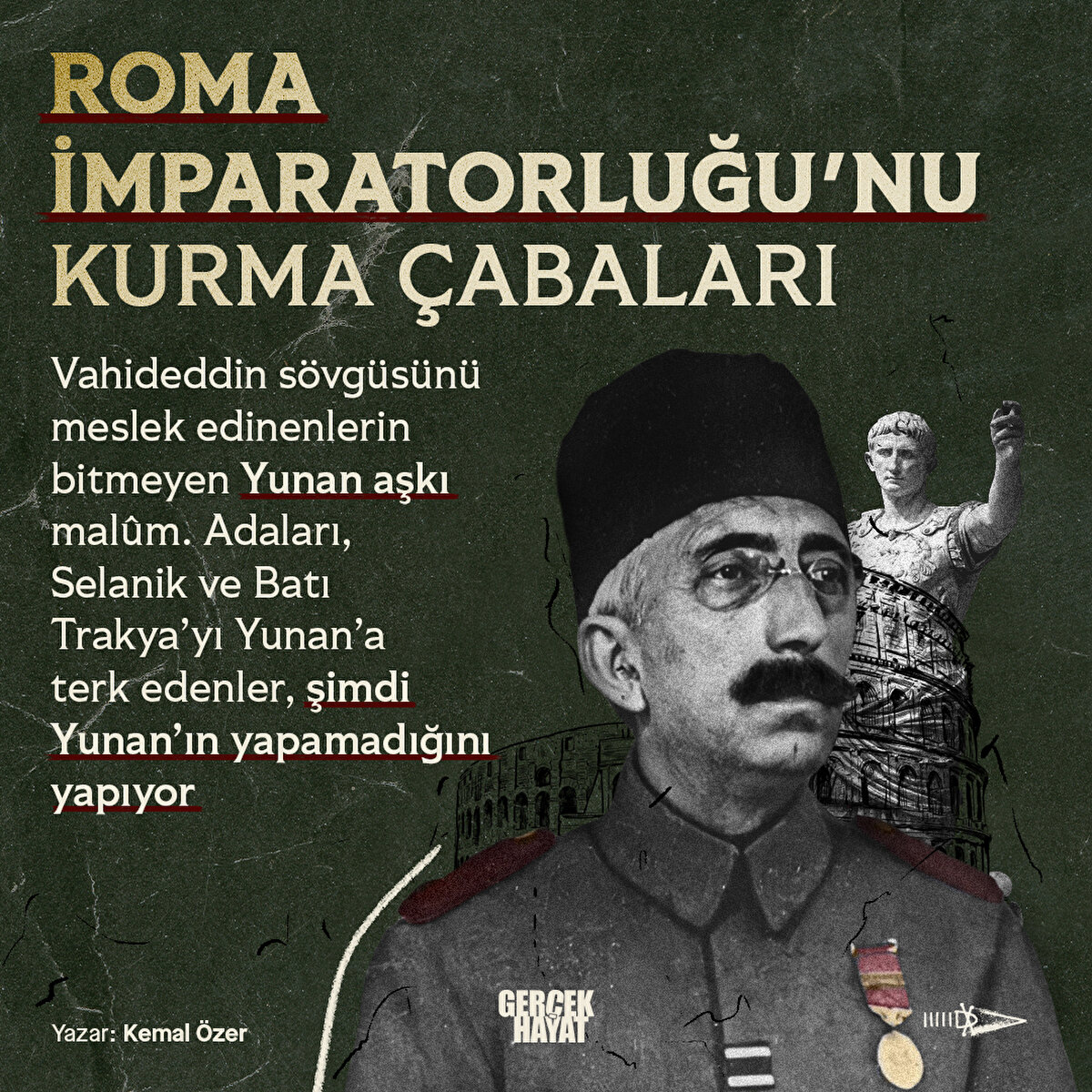 Adaları, Selanik ve Batı Trakya’yı Yunan’a terk edenler, şimdi Yunan’ın yapamadığını yapıyor