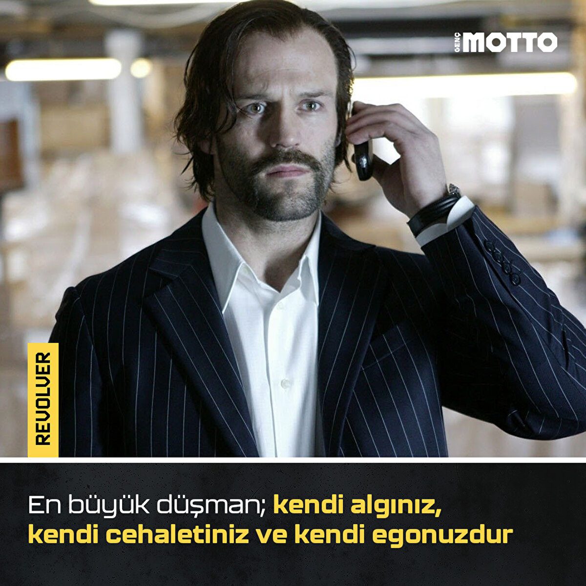 En büyük düşman; kendi algınız, kendi cehaletiniz ve kendi egonuzdur

Revolver