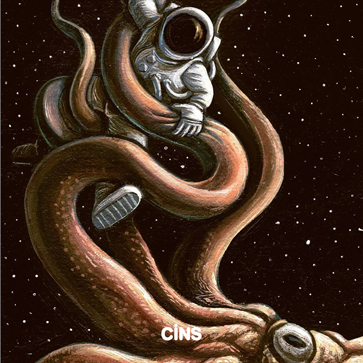 Bir astronot ahtapot kollarında