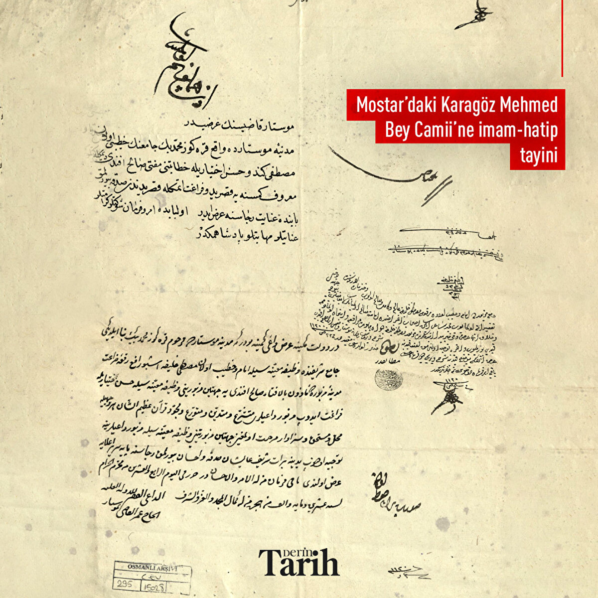 Mostar’daki Karag&#246;z Mehmed Bey Camii’ne imam-hatip tayini