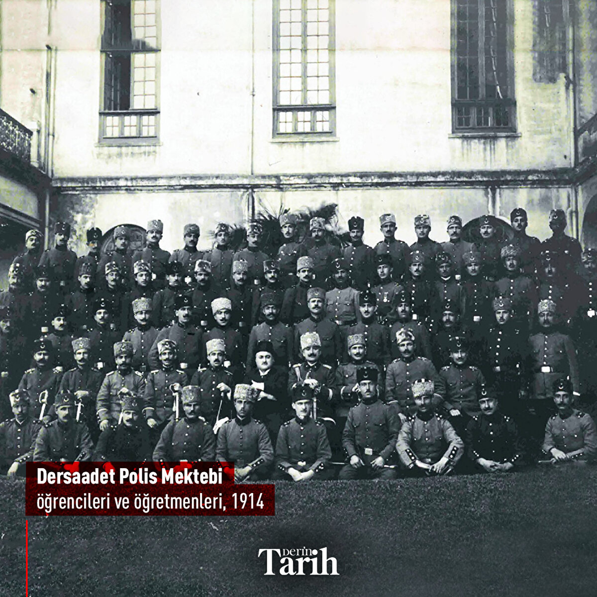 Dersaadet Polis Mektebi &#246;ğrencileri ve &#246;ğretmenleri, 1914