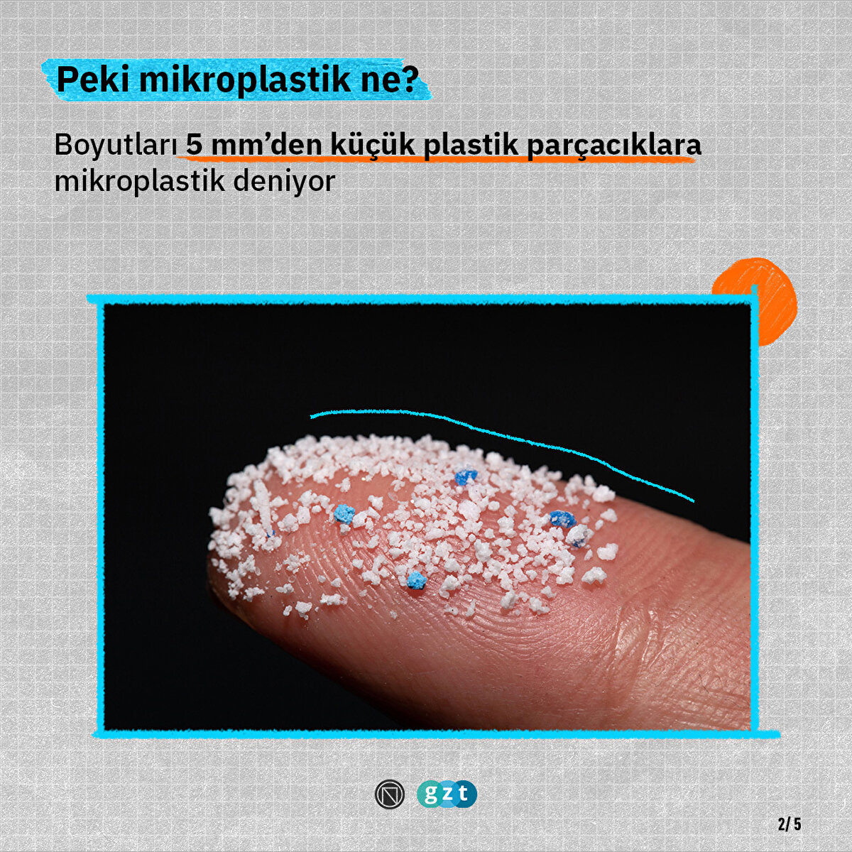 Boyutları 5 mm’den küçük plastik parçacıklara mikroplastik deniyor