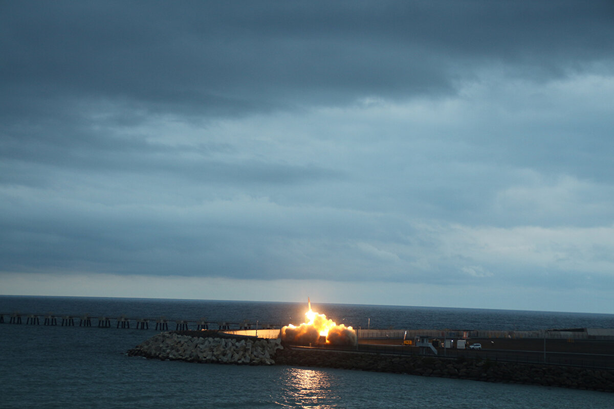 Füze, 458 saniyede 561 kilometre uzaklıktaki hedefi başarı ile vurdu.<br><br>