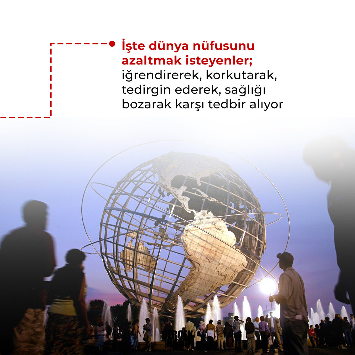 Korkutarak, tedirgin ederek, sağlığı bozarak karşı tedbir alıyor