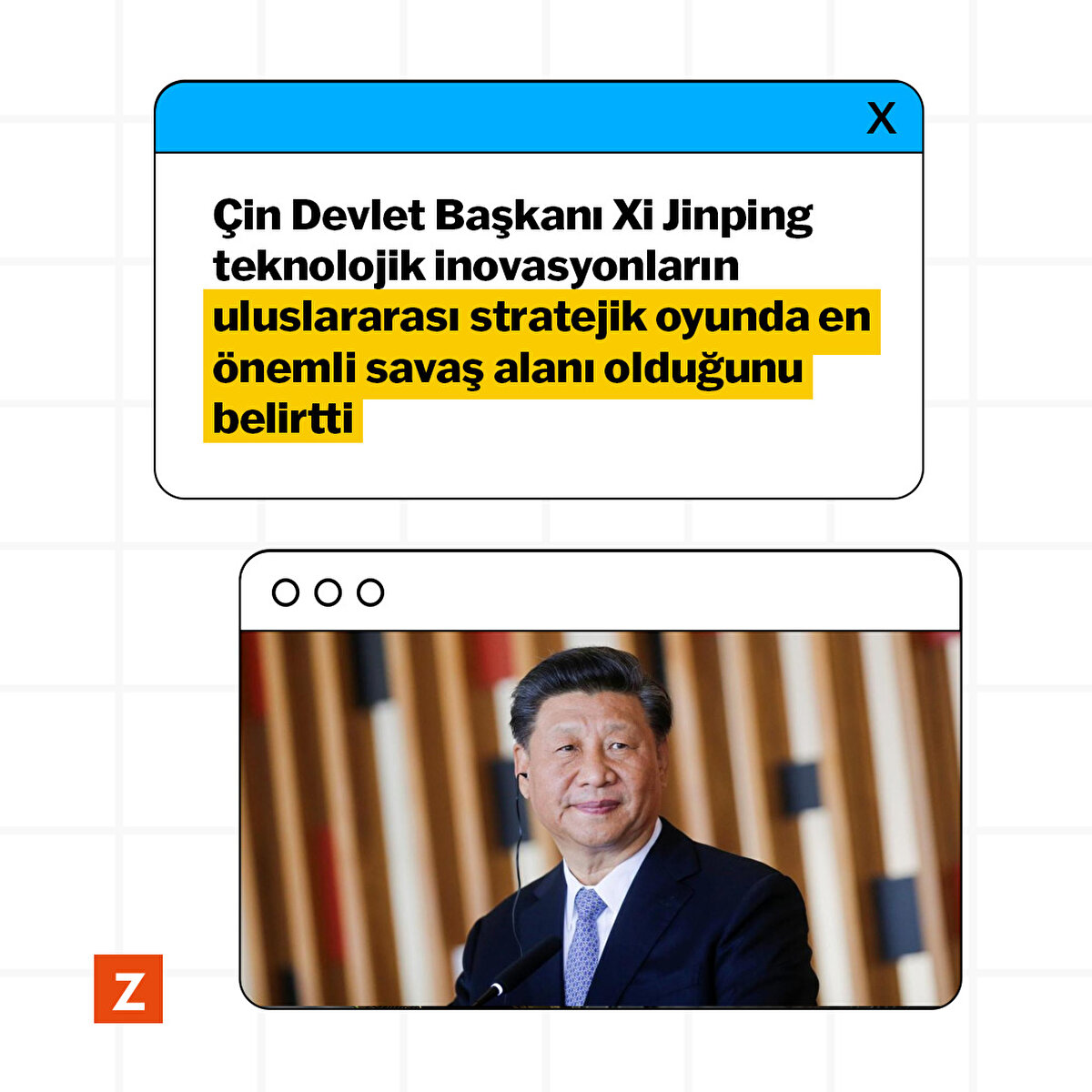 Çin Devlet Başkanı Xi Jinping ise geçen yıl yaptığı konuşmada teknolojik inovasyonların uluslararası stratejik oyunda en önemli savaş alanı olduğunu belirtti