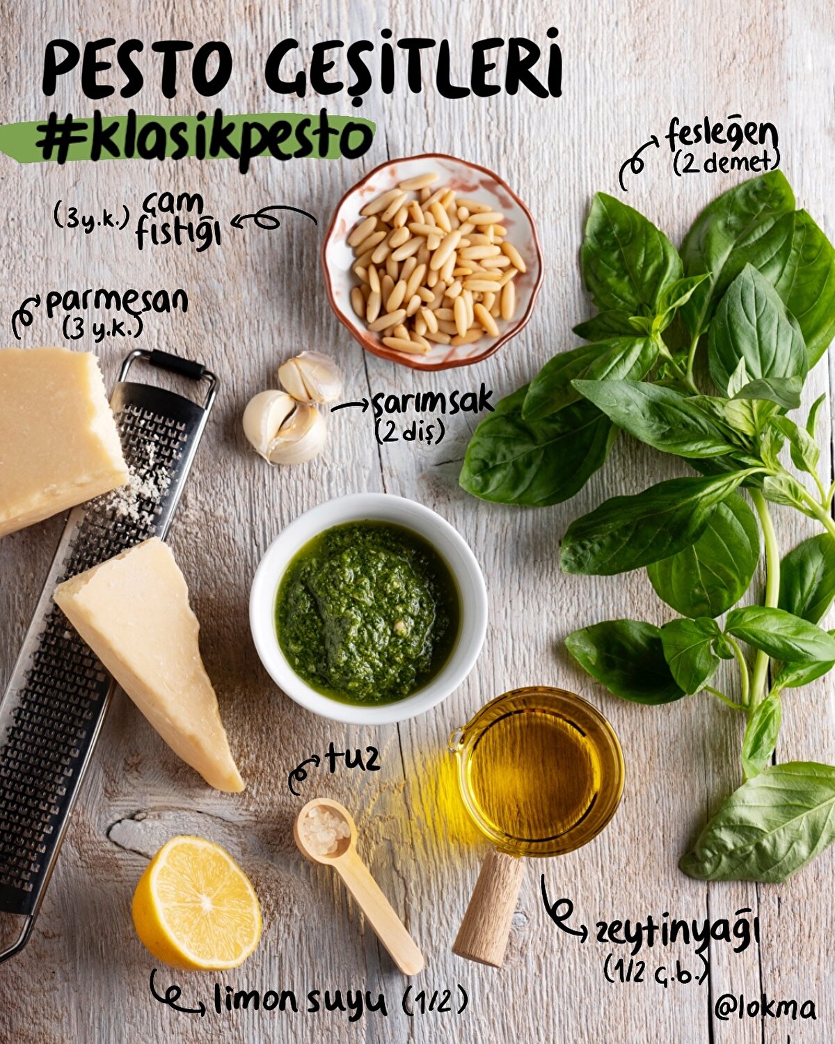 Pesto çeşitleri