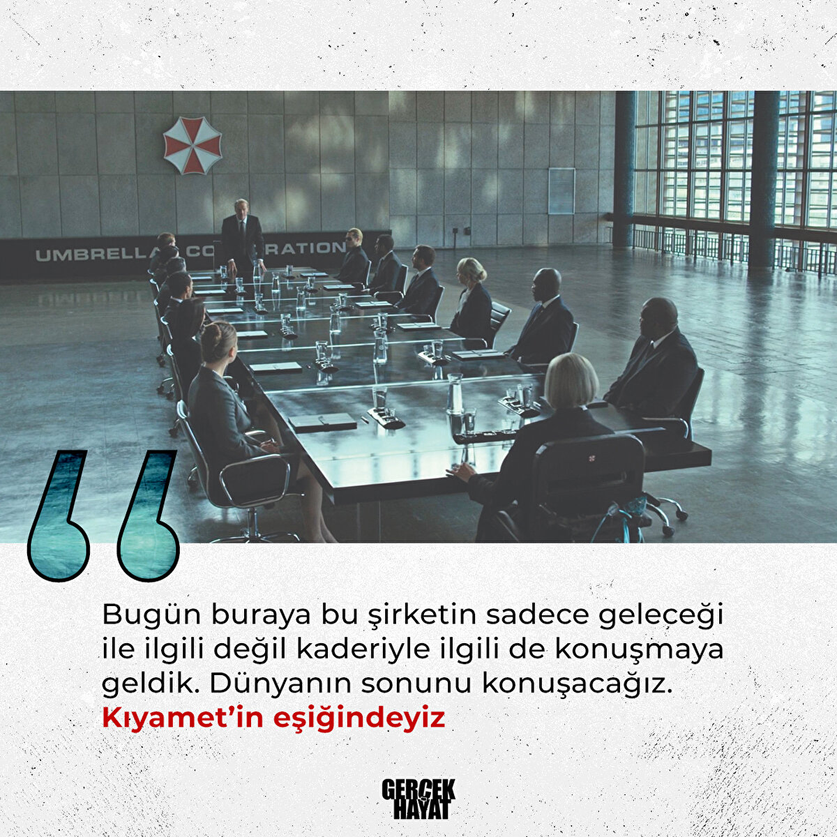 Dünyanın sonunu konuşacağız. Kıyamet’in eşiğindeyiz