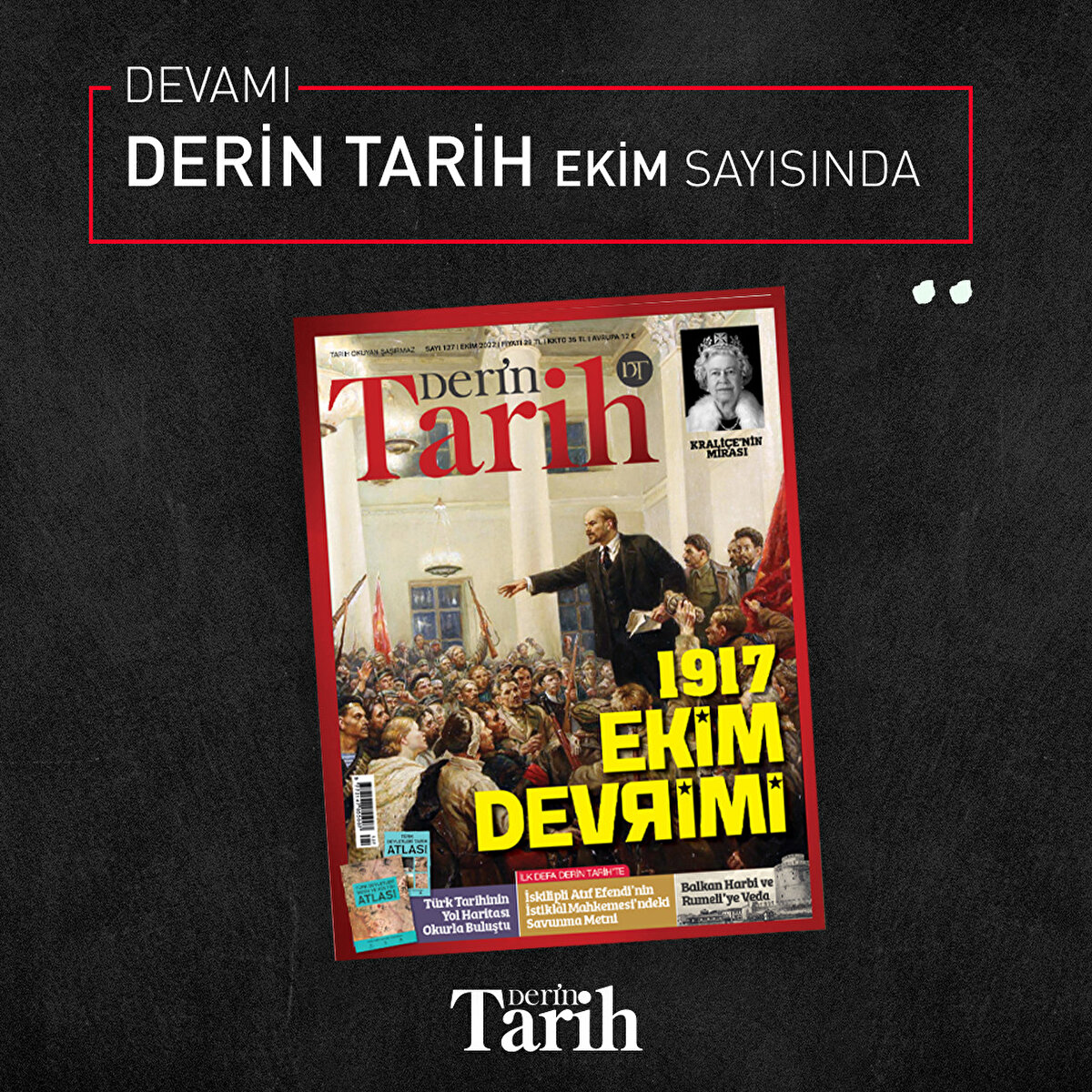 Devamı Derin Tarih Ekim sayısında