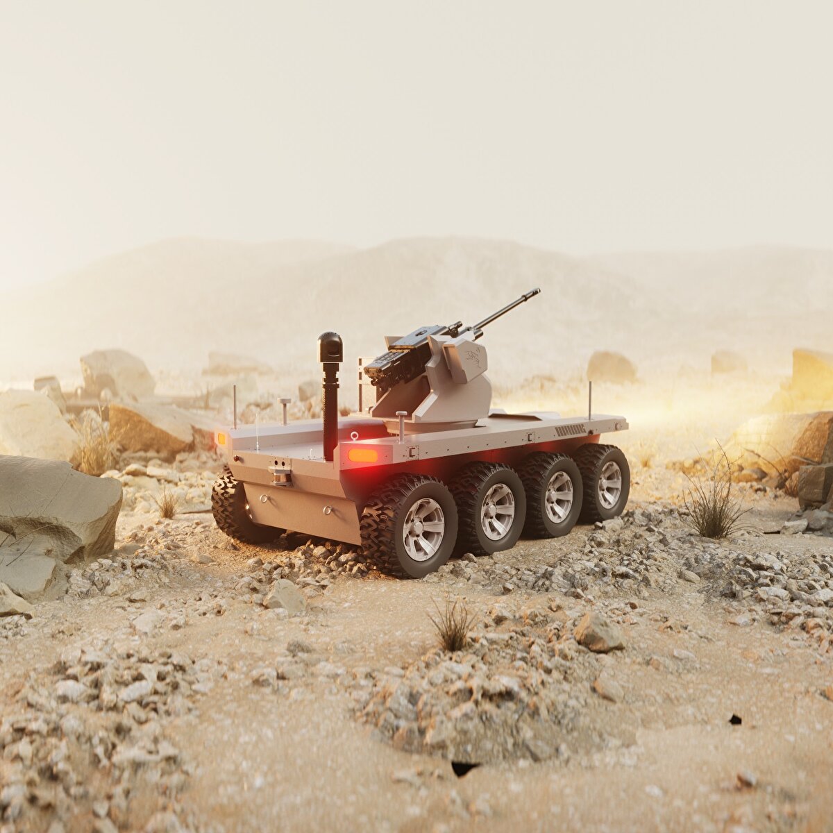 Şirket, bu çalışmaların ilk örneği olarak, orta sınıf insansız kara aracı Barkan'ı geliştirdi. Güvenlik güçlerinin talepleri doğrultusunda yeni yetenekler kazanan Barkan'ın yakın zamanda envantere girmesi bekleniyor.<br><br><br>HAVELSAN, bu çalışmanın devamı olarak bir süredir ağır sınıf insansız kara aracına yönelik çalışmalar yapıyor. Bu çalışmalar sonunda da ortaya Kapgan çıktı.<br><br><br>Kapgan, SAHA İstanbul tarafından 25-28 Ekim'de düzenlenecek SAHA Expo Uluslararası Savunma ve Havacılık Fuarı'nda ilk kez sergilenecek.