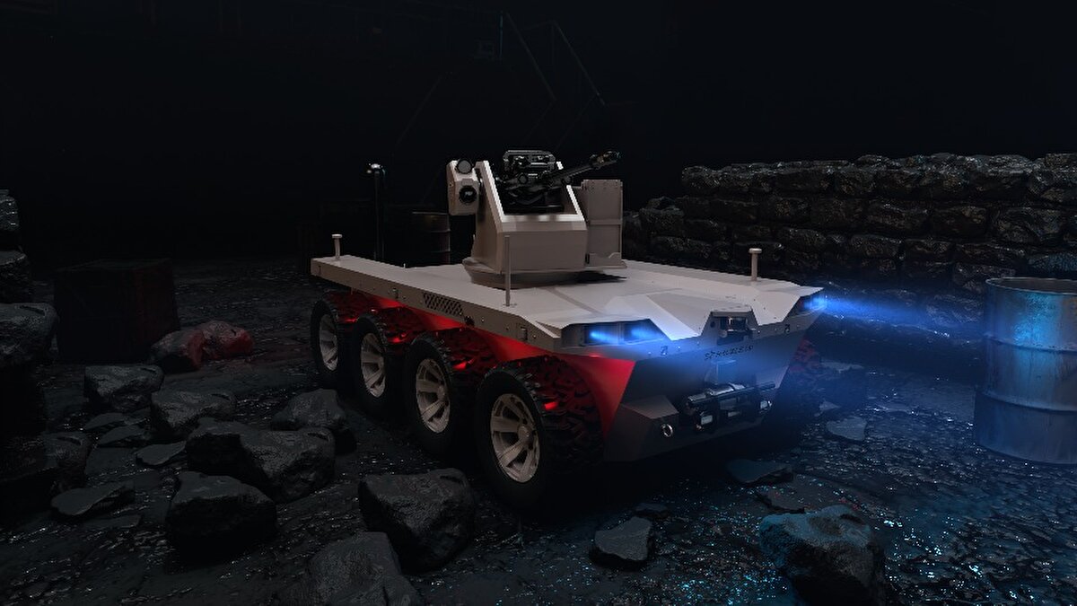 Daha güçlü platform, daha etkili silah<br><br>İsmini "fatih" anlamına gelen Göktürk Kağanı "Kapgan Kağan"dan alan ağır sınıf insansız kara aracı, 30x113 milimetrelik silah sistemi ile dikkati çekiyor. Kara ve hava hedeflerine karşı zırh delici özelliği olan bu silah sistemi, 2000 metre etkin menzile caydırıcılık sağlayacak. Farklı tip ve kalibrelerdeki silah sistemleri de Kapgan'a entegre edilebilecek.<br><br>Kapgan, yüksek manevra kabiliyeti sağlayan tekerlekli yapısı ile her türlü hava ve arazi koşullarında, değişik görüş şartlarında üstün harekat kabiliyetine sahip olacak. Taktik sahada kullanılacak diğer faydalı yükler dışında gerekli görüldüğü durumlarda platform üzerinde yük taşınacak arayüzler bulunabilecek.<br><br>Kapgan, HAVELSAN Otonomi Paketi sayesinde otonom devriye, GPS bağımsız görev, dinamik güzergah planlama, link kaybında eve dönüş ve sürülebilir yol analizi yapabilme kabiliyeti ile elektronik harbe karşı yüksek seviye dayanım sağlayacak.