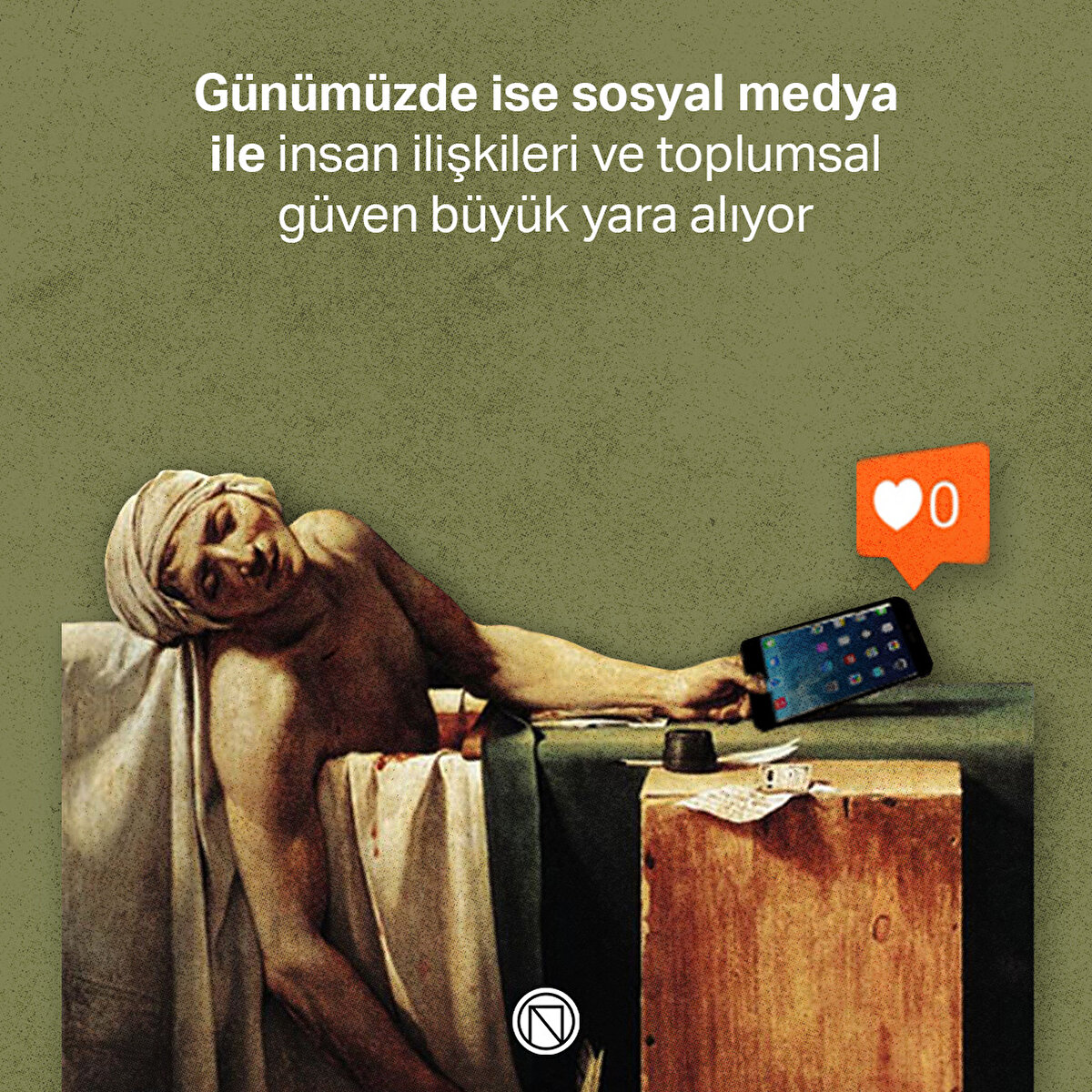 Günümüzde ise sosyal medya ile insan ilişkileri ve toplumsal güven büyük yara alıyor
