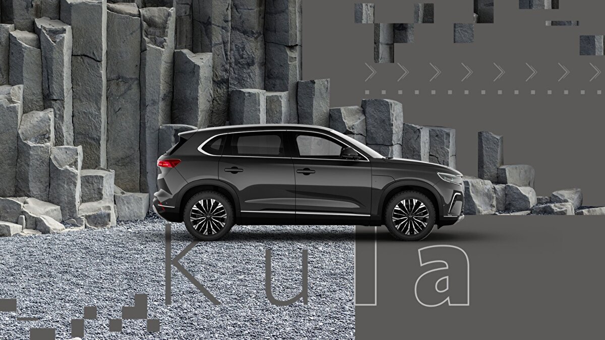 Gri - Kula<br><br>"Kula" olarak adlandırılan renk seçeneğinin ise Kula'nın doğal yapısı, kayaçları ve vadileriyle yerkürenin milyonlarca yıllık geçmişini bugüne taşıyan gri ihtişamını yansıttığı ifade edildi.