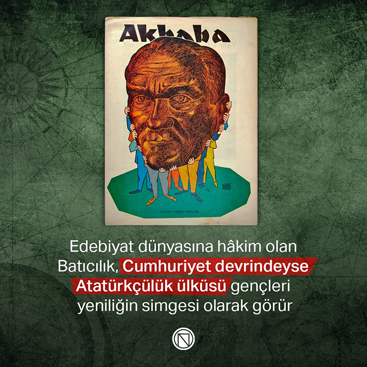 Edebiyat dünyasına hâkim olan Batıcılık, Cumhuriyet devrindeyse Atatürkçülük ülküsü gençleri yeniliğin simgesi olarak görür