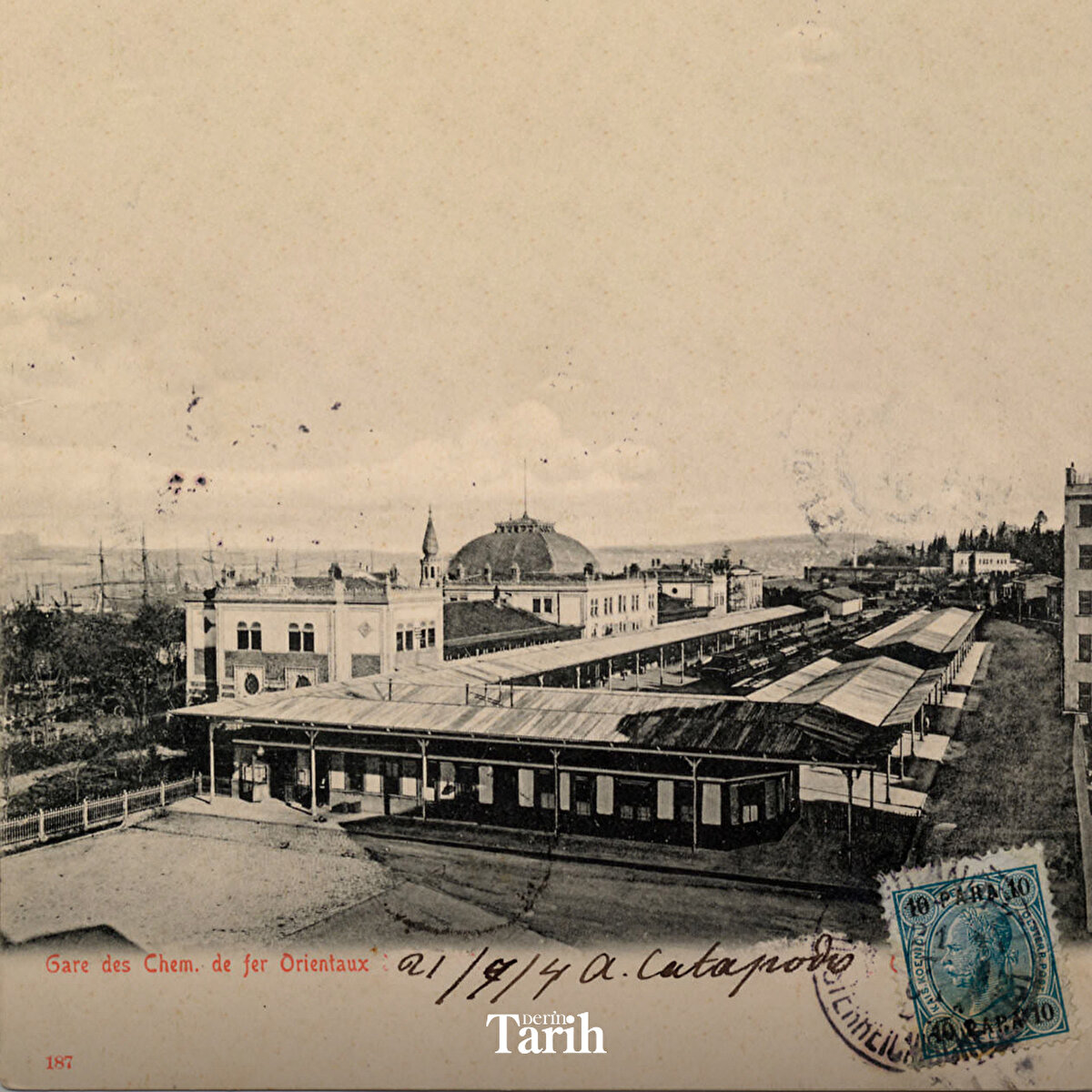 📸 Fotoğraflarda 1890 yılındaki Sirkeci Garı’na bakıyorsunuz.