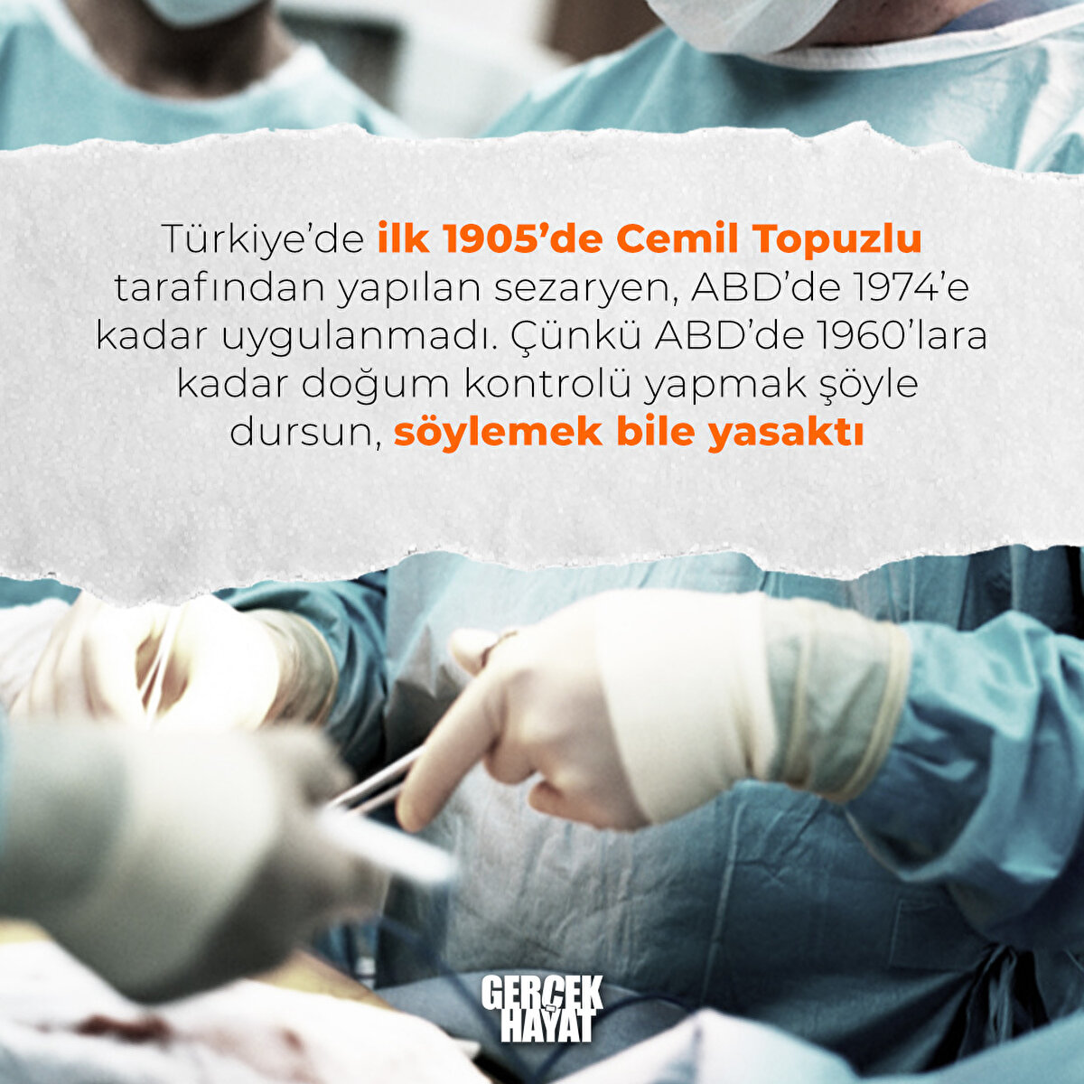 Çünkü ABD’de 1960’lara kadar doğum kontrolü yapmak şöyle dursun, söylemek bile yasaktı