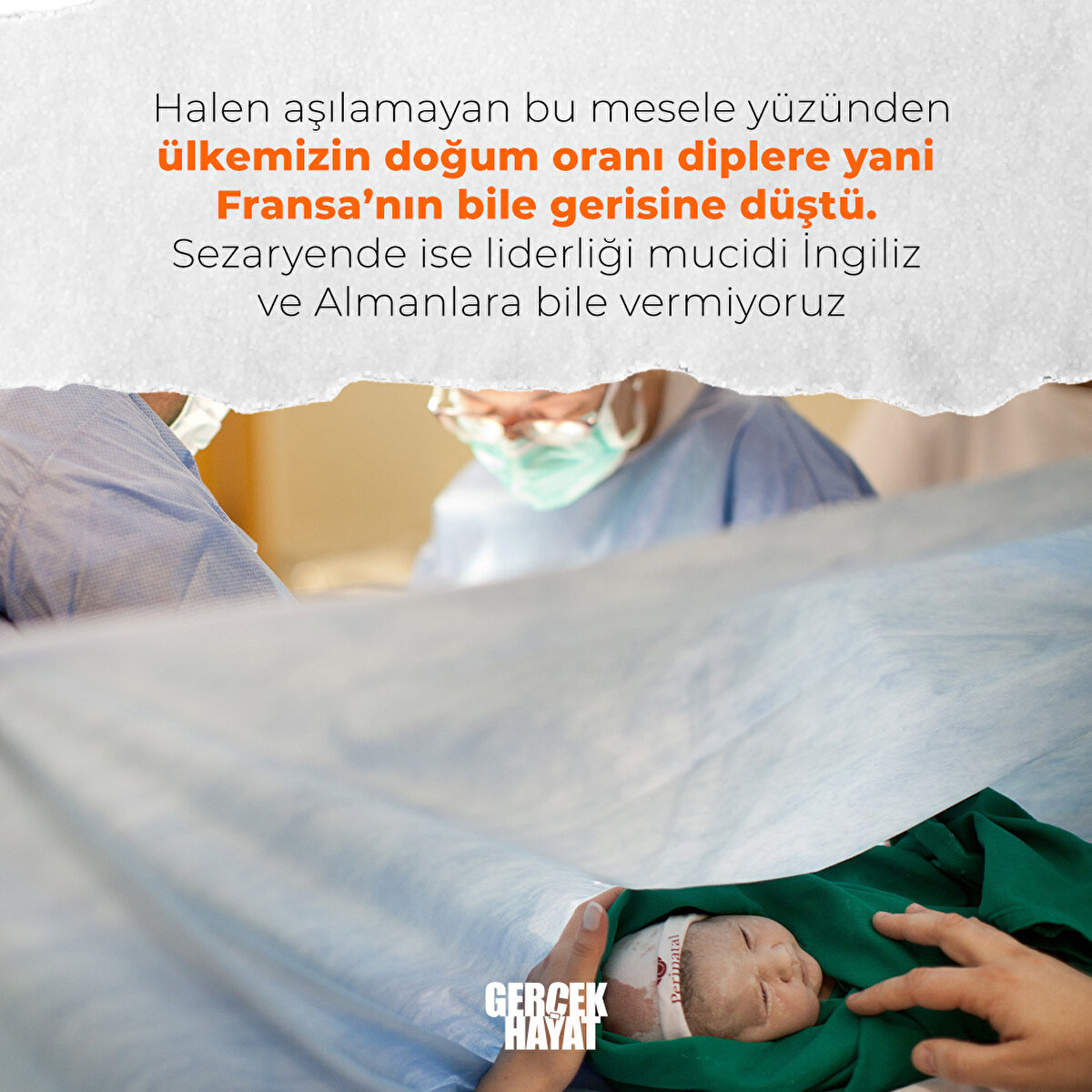 Sezaryende ise liderliği mucidi İngiliz ve Almanlara bile vermiyoruz