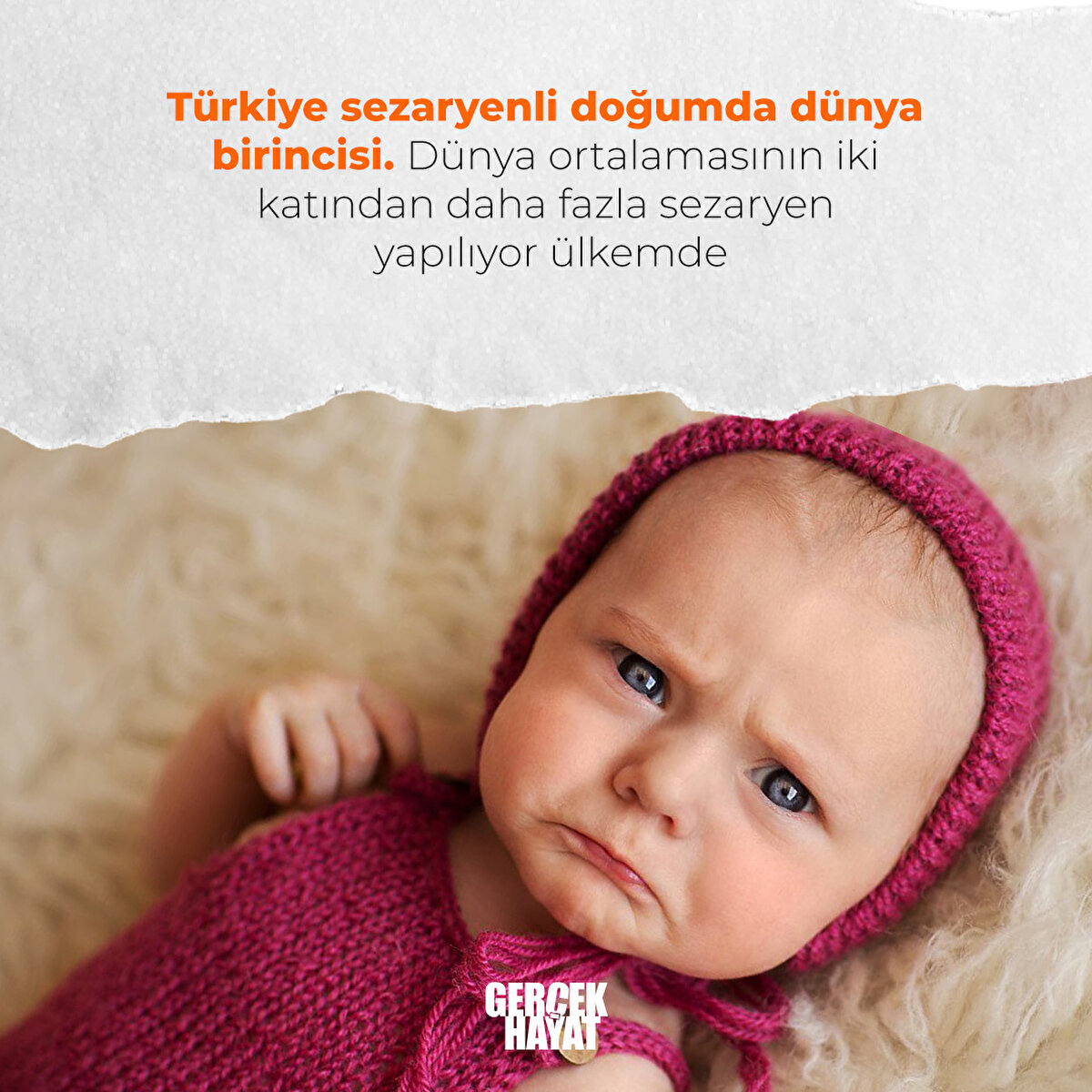 Türkiye sezaryenli doğumda dünya birincisi