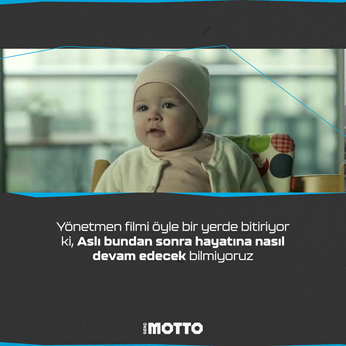 Yönetmen filmi öyle bir yerde bitiriyor ki, Aslı bundan sonra hayatına nasıl devam edecek bilmiyoruz