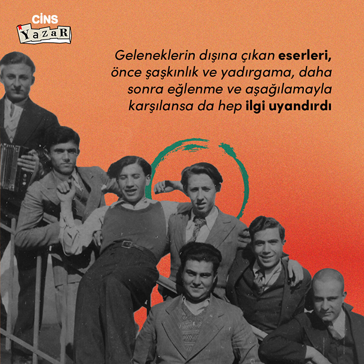 Orhan Veli genç bir adamken