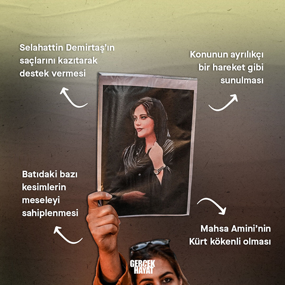 Selahattin Demirtaş’ın saçlarını kazıtarak destek vermesi