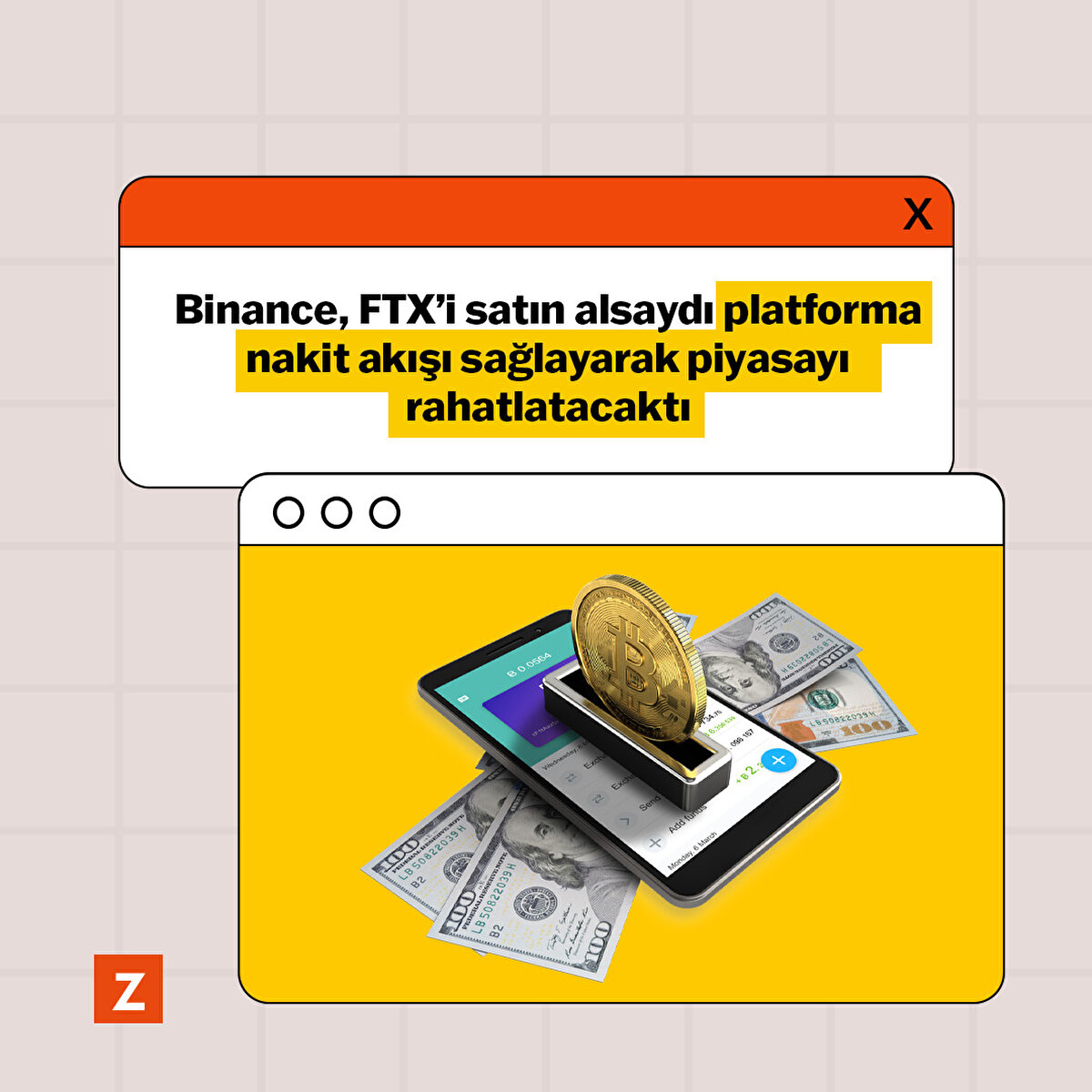 Binance, FTX’i satın alsaydı platforma nakit akışı sağlayarak piyasayı rahatlatacaktı.