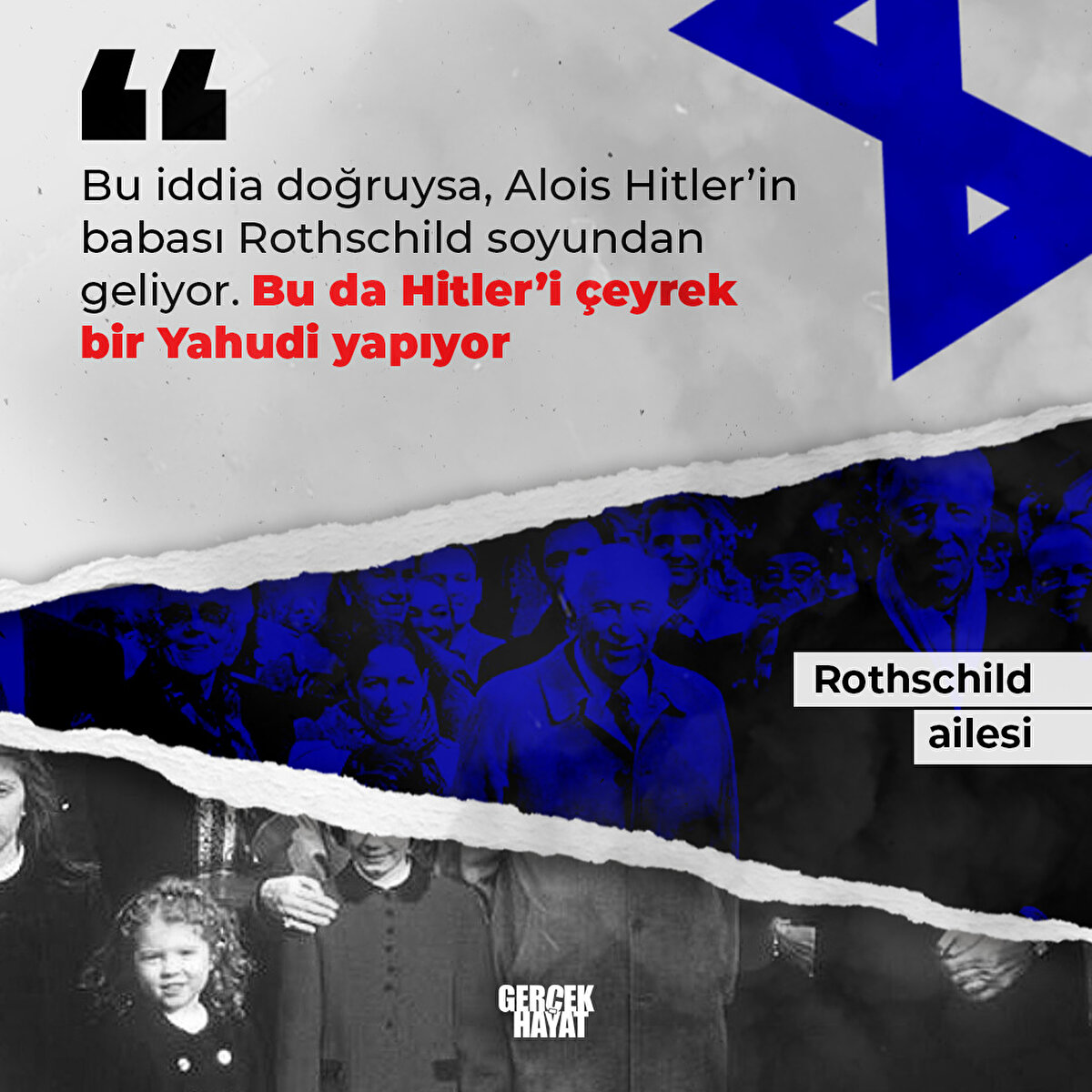 Bu iddia doğruysa, Alois Hitler’in babası Rothschild soyundan geliyor