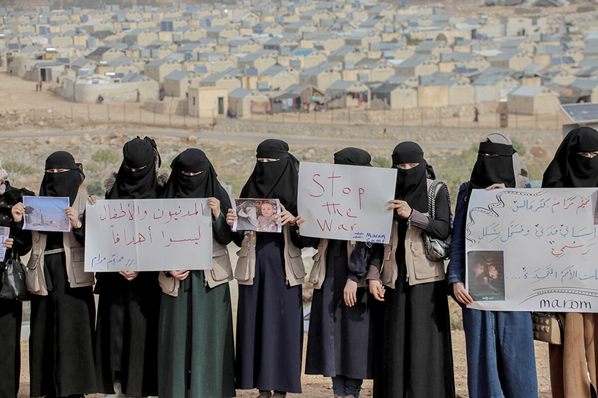 İbrahim, "Maram Kampı güvenli bir bölge olmasına rağmen çocuklar, masum insanlar, kadınlar ve yaşlılar hedef alındı." dedi.