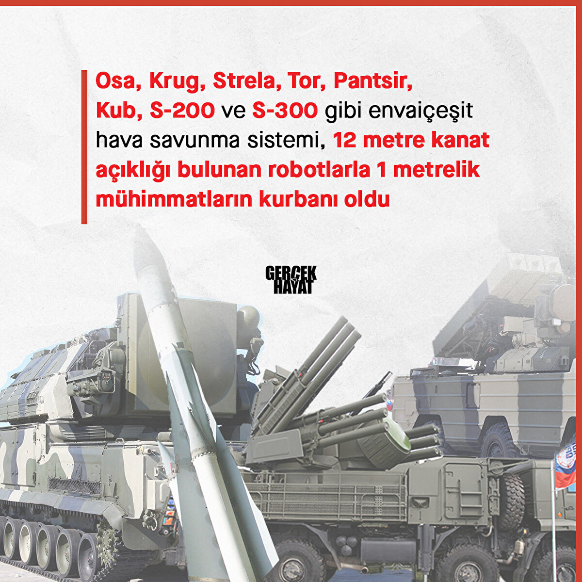 12 metre kanat açıklığı bulunan robotlarla 1 metrelik mühimmatların kurbanı oldu