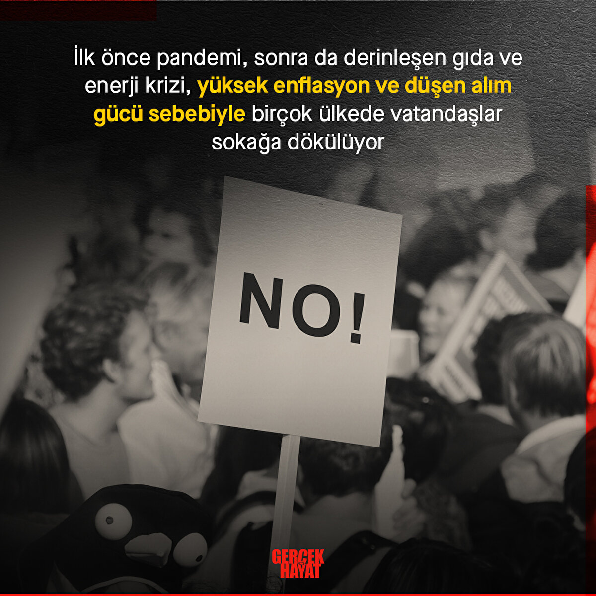 Düşen alım gücü sebebiyle birçok ülkede vatandaşlar sokağa dökülüyor