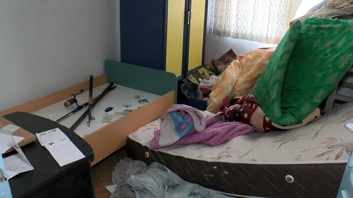 Suriye uyruklu Ahlam Albashır'ın yakalandığı ev Demirören Haber Ajansı tarafından görüntülendi. 