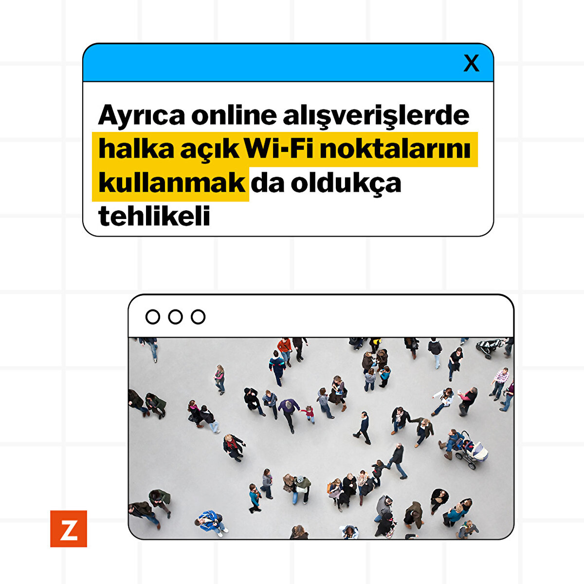 Ayrıca online alışverişlerde halka açık Wi-Fi noktalarını kullanmak da oldukça tehlikeli.