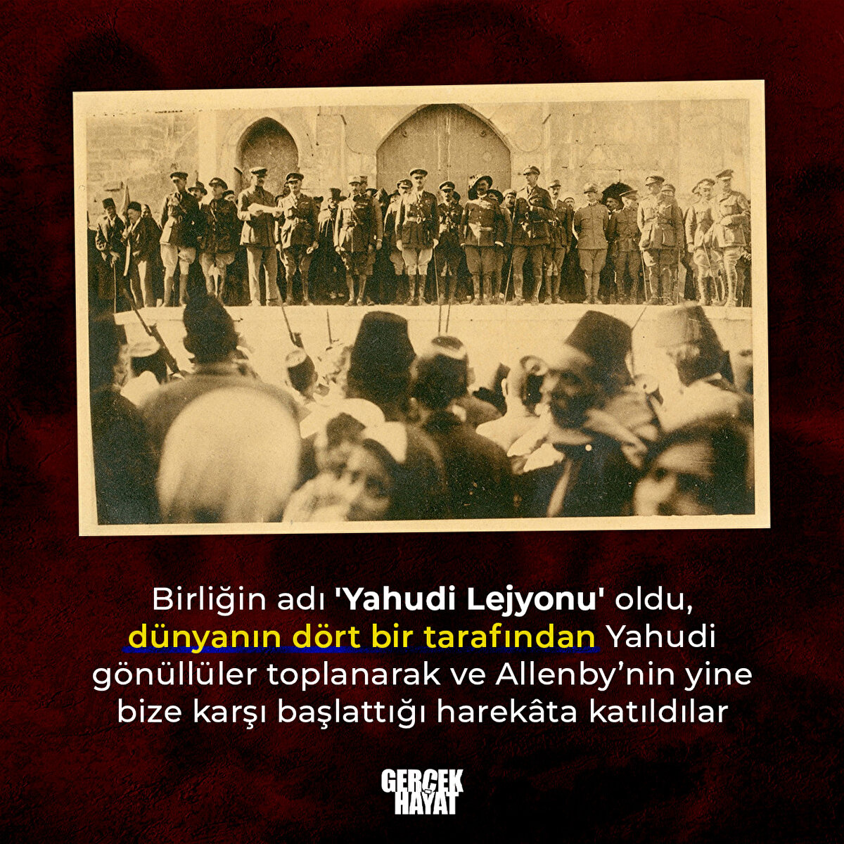 Yahudi gönüllüler toplanarak ve Allenby’nin yine bize karşı başlattığı harekâta katıldılar
