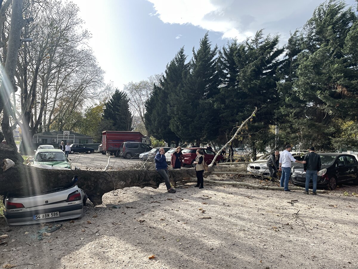 <br>Olayda aracı zarar gören Zafer Koç, gazetecilere, eşinin olay yerinin karşısında bulunan bir okulda öğretmen olduğunu ve otomobili her zaman buraya park ettiğini söyledi.
