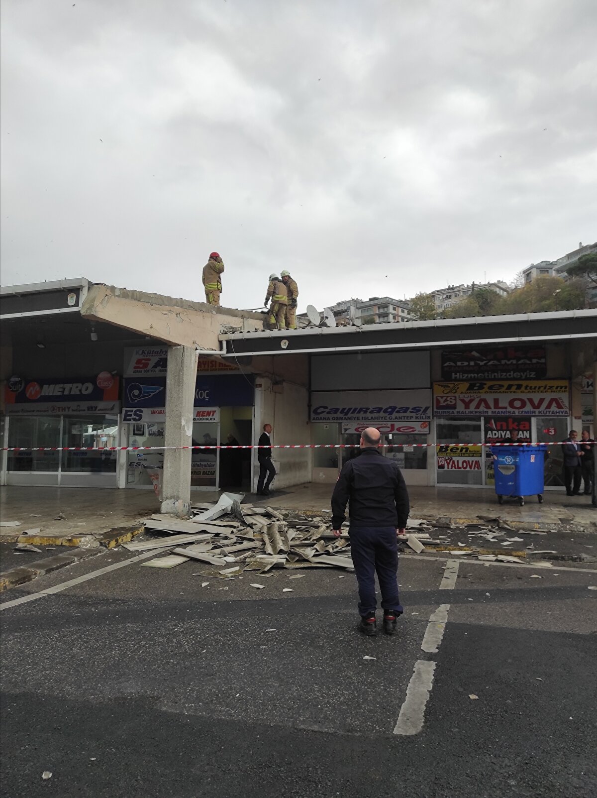 Haber verilmesi üzerine olay yerine itfaiye ekipleri sevk edildi.