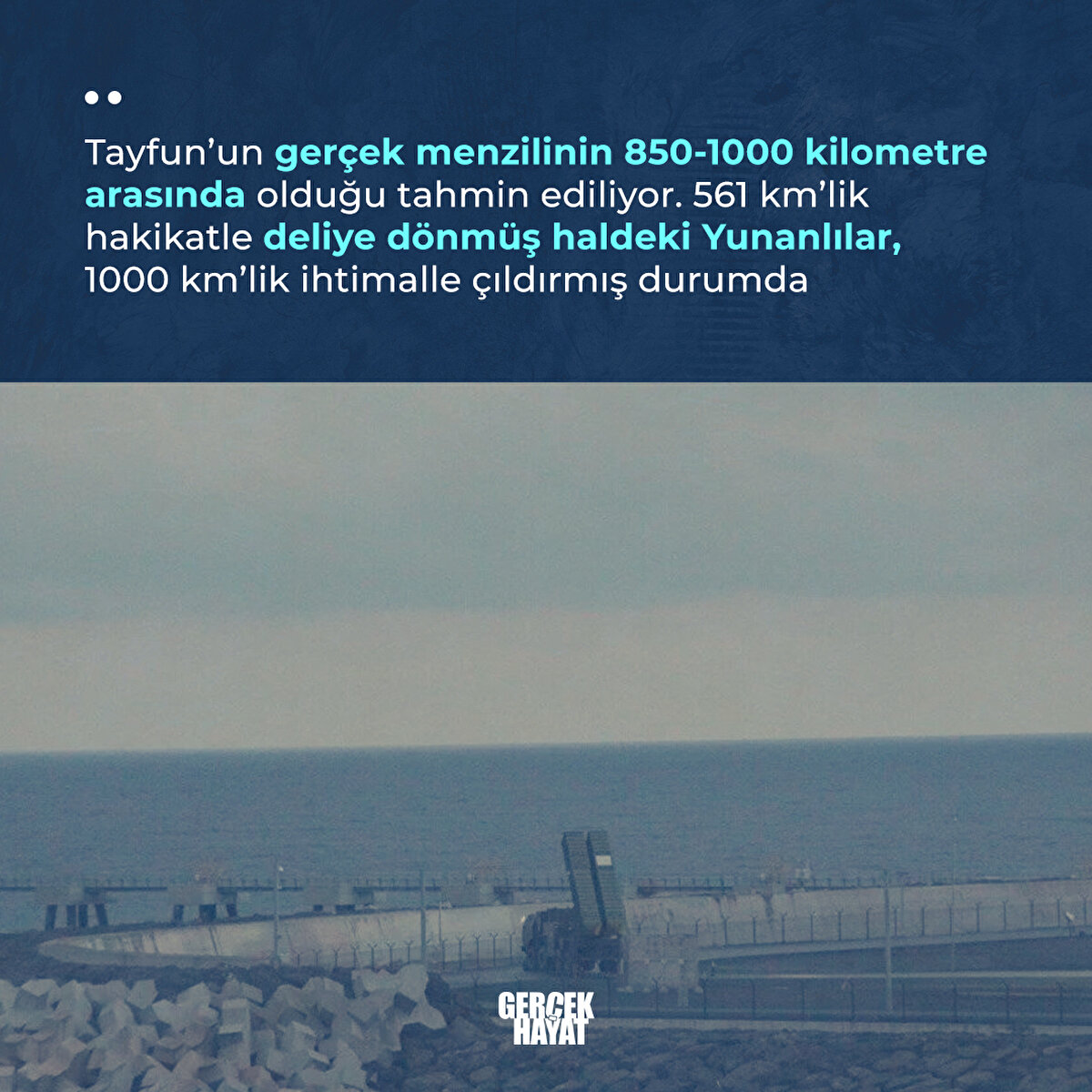 561 km’lik hakikatle deliye dönmüş haldeki Yunanlılar, 1000 km’lik ihtimalle çıldırmış durumda