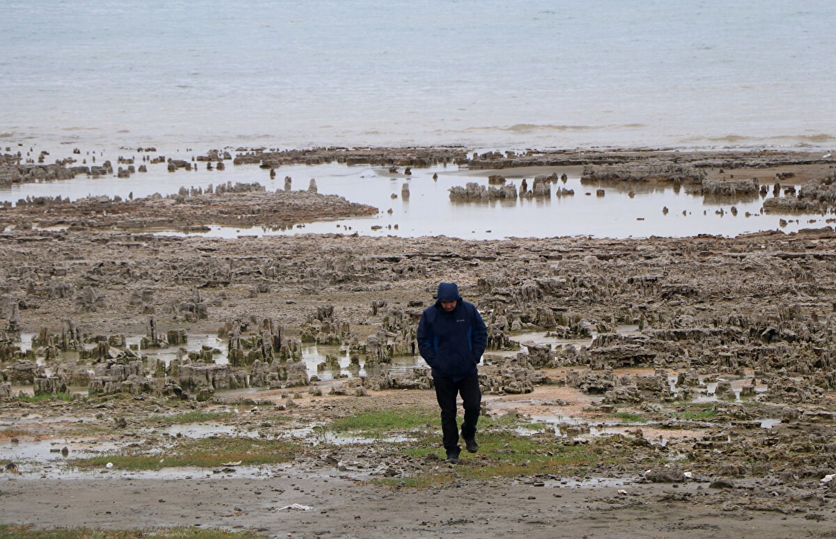 Küresel iklim değişikliğine bağlı kuraklık nedeniyle 3 bin 712 kilometrekarelik alanıyla dünyanın en büyük sodalı gölü, Türkiye’nin ise en büyük gölü olma özelliğine sahip Van Gölü, küçülmeye devam ediyor.<br><br>