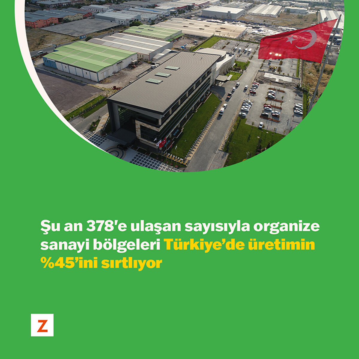 Şu an 378'e ulaşan sayısıyla organize sanayi bölgeleri Türkiye’de üretimin %45’ini sırtlıyor