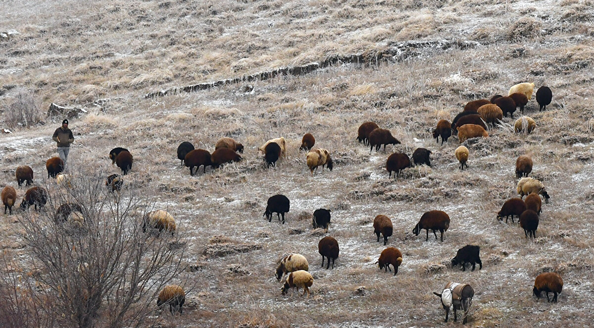 Sabah erken saatlerde okullarına giden öğrenciler, lapa lapa yağan karın altında yürüdü.<br><br>