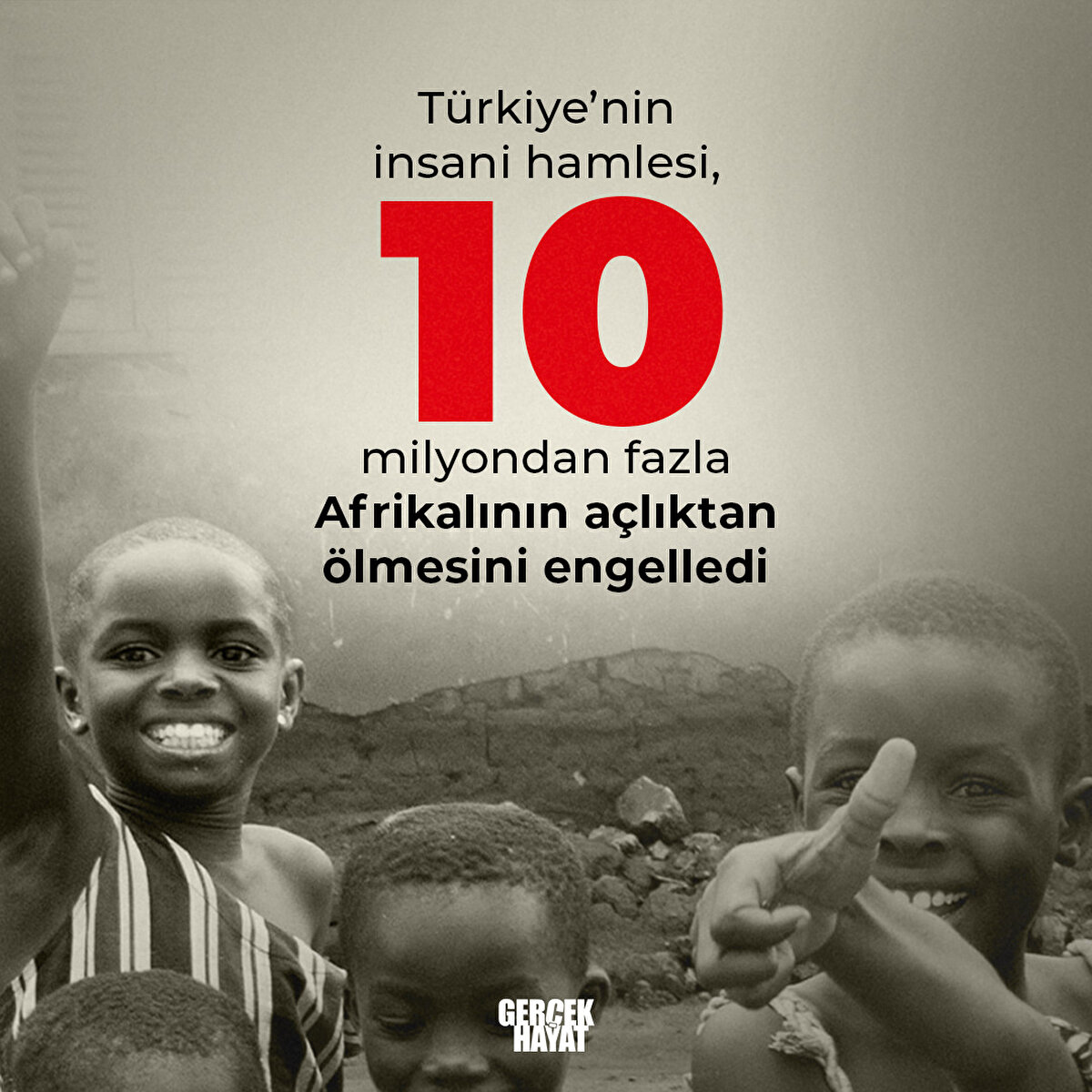 Türkiye’nin insani hamlesi, yaklaşık 10 milyondan fazla Afrikalının açlıktan ölmesini engelledi