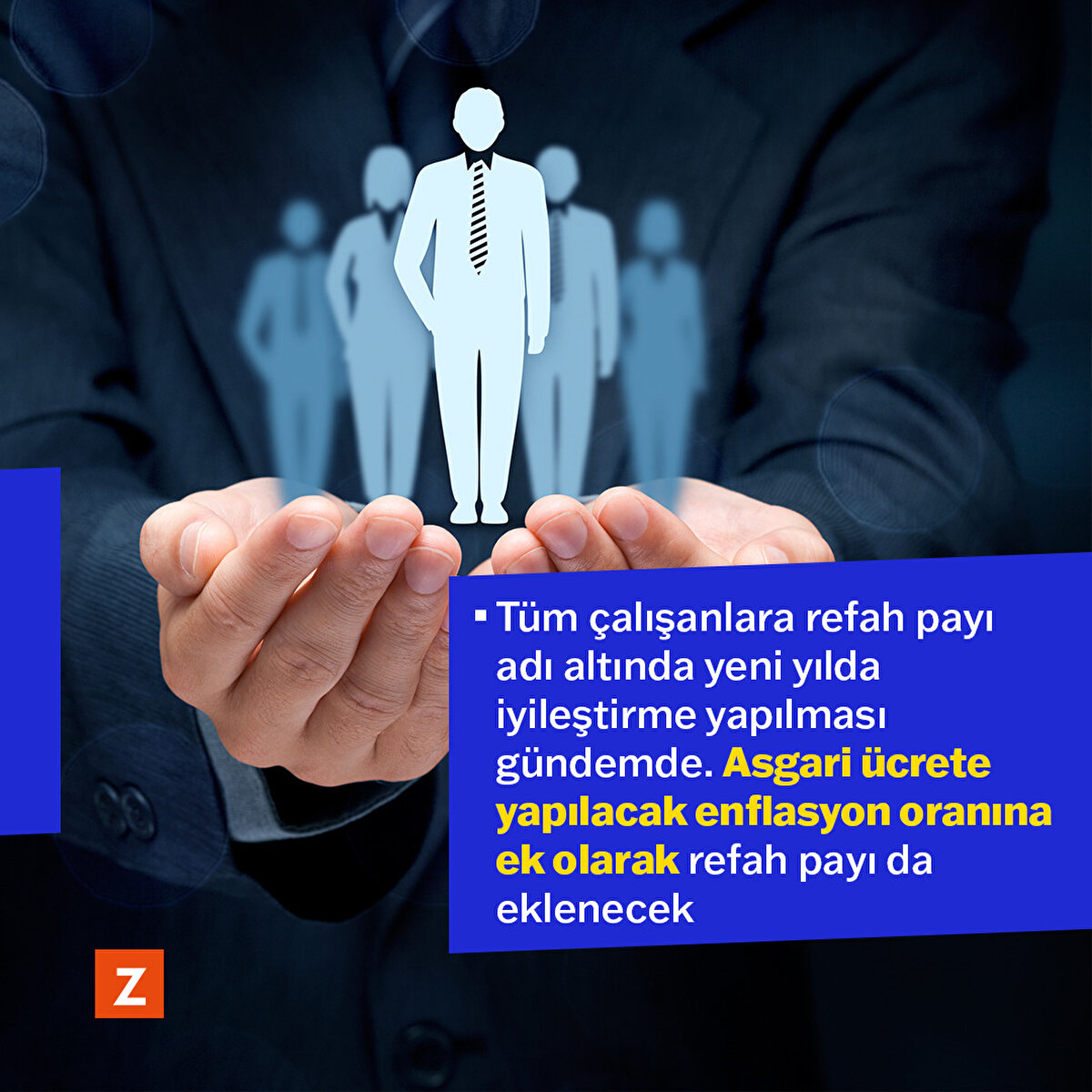 Tüm çalışanlara refah payı adı altında yeni yılda iyileştirme yapılması gündemde. Asgari ücrete yapılacak enflasyon oranına ek olarak refah payı da eklenecek