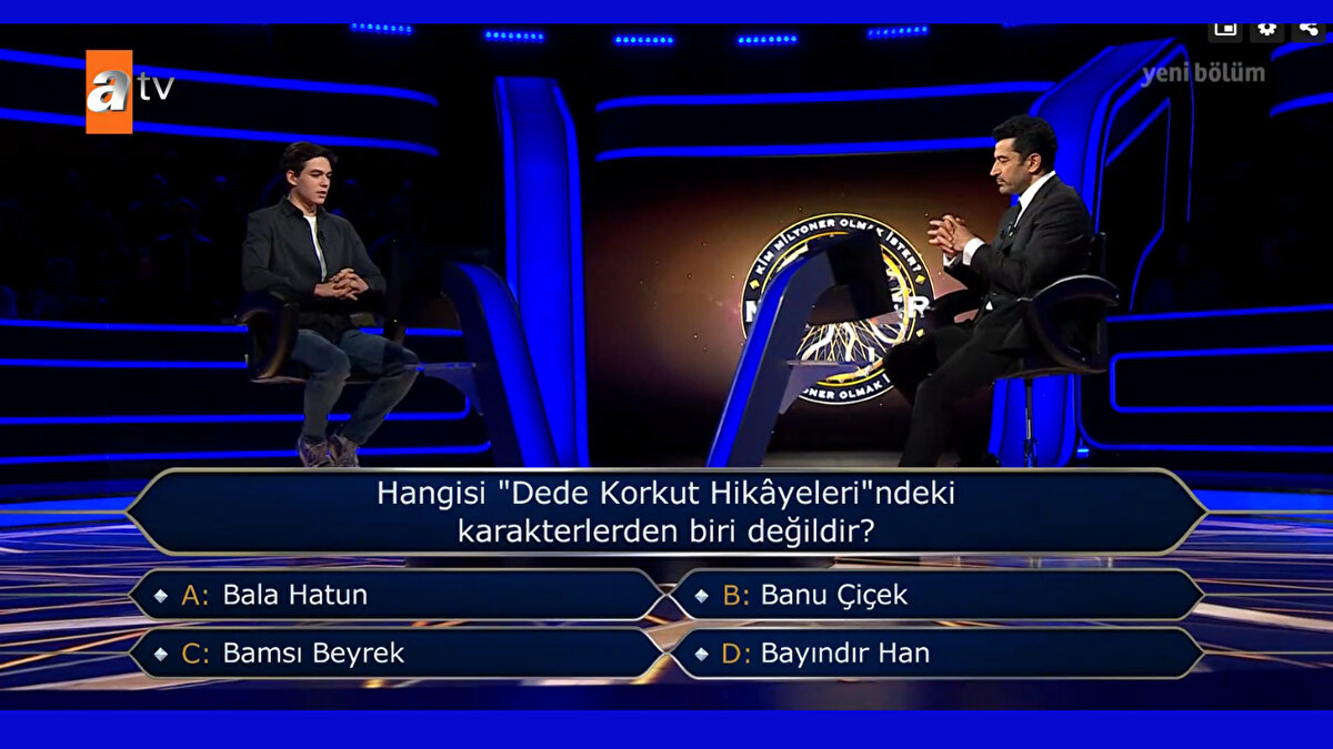 Soruya cevap vermemeyi tercih eden ve 400 bin liralık ödülün sahibi olan Alıcı, "Çok güzel mesajlar aldım. Aradılar, tebrik ettiler. Çok mutlu oldum insanlardan iyi mesaj alınca" dedi.<br><br><br>