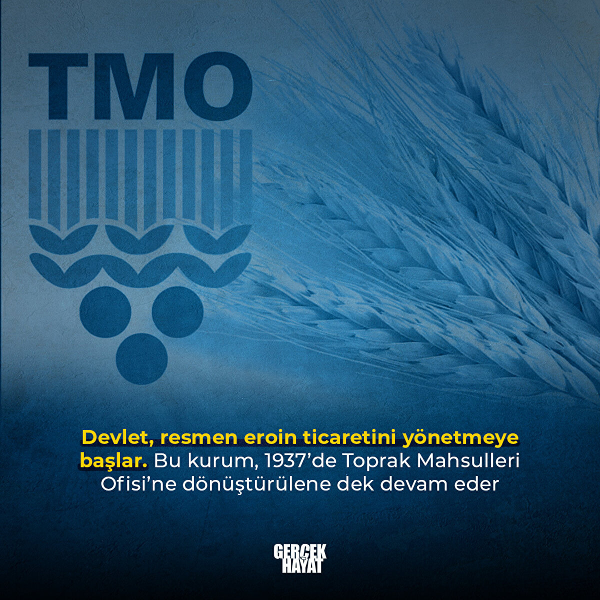 Devlet, resmen eroin ticaretini yönetmeye başlar