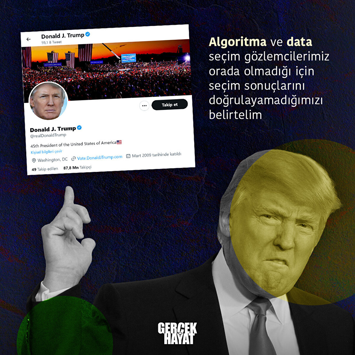 se&#231;im sonu&#231;larını doğrulayamadığımızı belirtelim