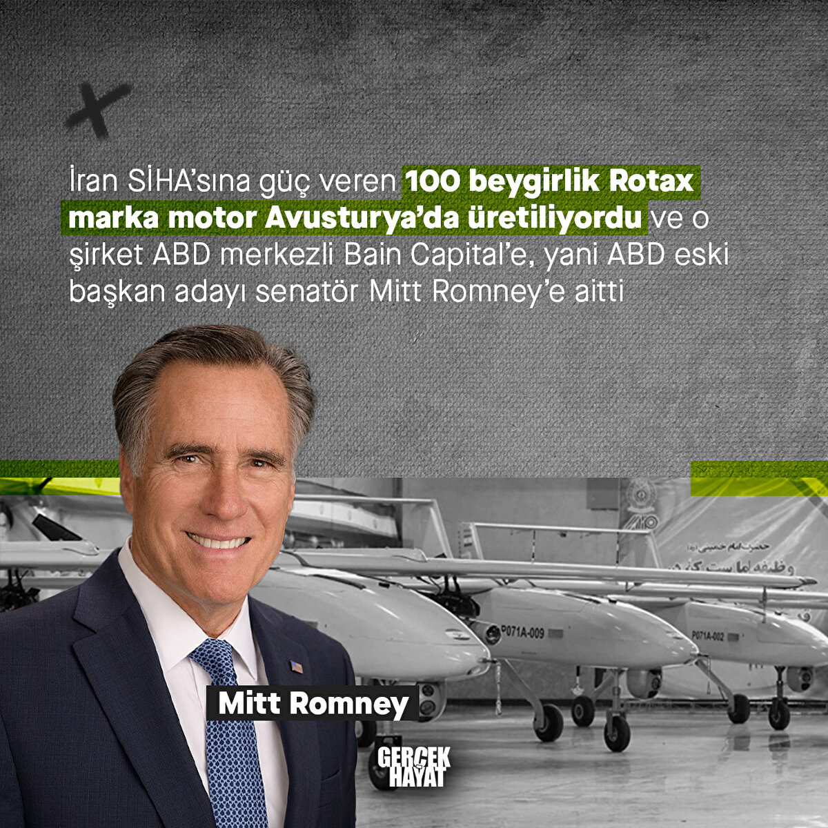 ABD merkezli Bain Capital’e, yani ABD eski başkan adayı senatör Mitt Romney’e aitti