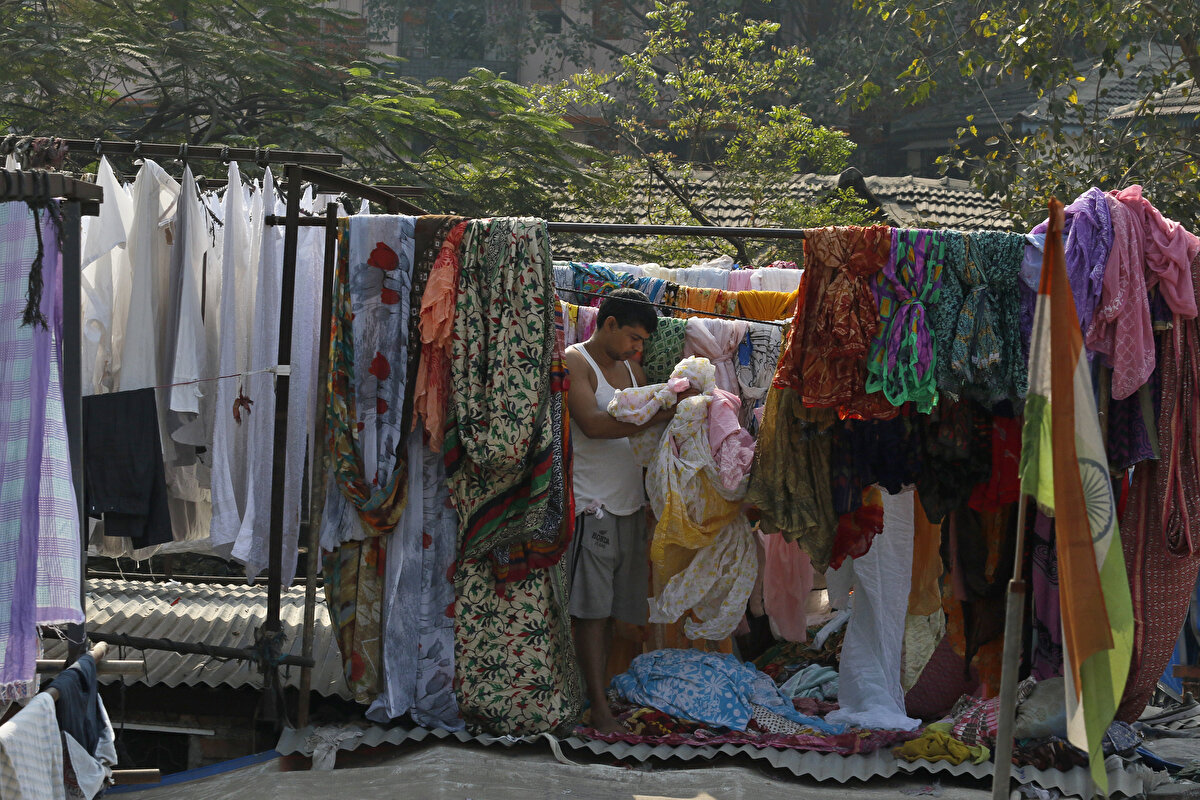 Hindistan'ın Mumbai kentinde bulunan çamaşırhane, yaklaşık 140 yıldır faaliyetini sürdürüyor.<br><br>