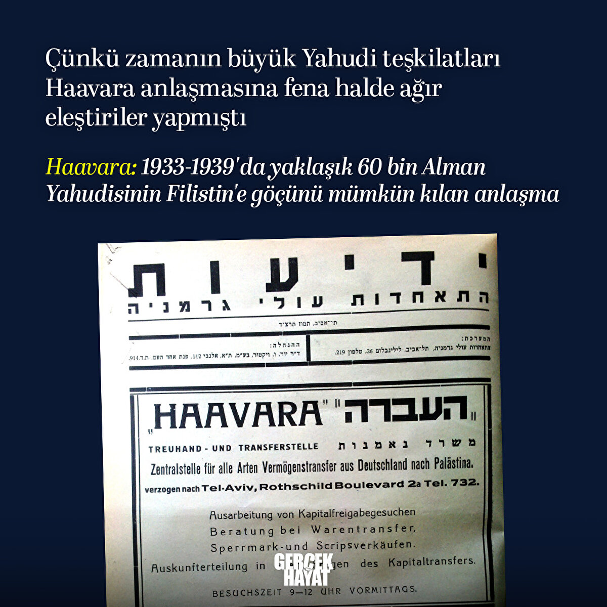  Haim Arlosoroff’a suikast d&#252;zenlemeye kadar gidiyor