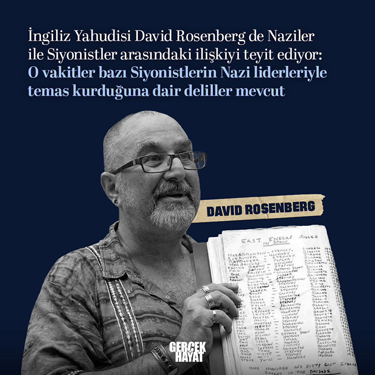 Siyonist hareket &#231;ok k&#252;&#231;&#252;kt&#252; ve Yahudiler arasında sadece bir azınlığın g&#246;r&#252;ş&#252;yd&#252;