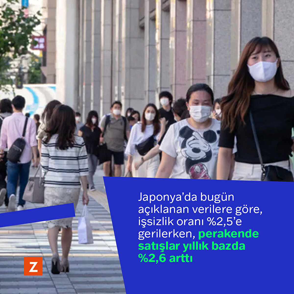Japonya’da bug&#252;n a&#231;ıklanan verilere g&#246;re, işsizlik oranı %2,5’e gerilerken, perakende satışlar yıllık bazda %2,6 arttı