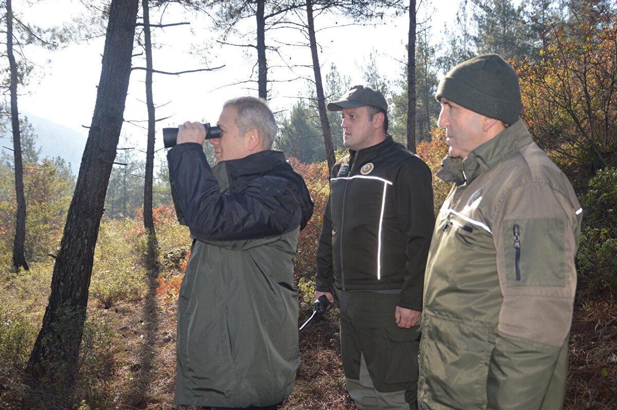 <br><br>Çam ormanlarından fidanların sökülmesinin yasak olduğunu ve bunun yasal müeyyide gerektirdiğini vurgulayan Polat, "Buralarda kameralara ve fotokapanlara yakalanma ihtimalleri yüksektir. O yüzden şimdiden vatandaşlarımızı uyarıyoruz. Bu alanlarda kolluk kuvvetleriyle 7/24 devriye geziyoruz, nöbet tutuyoruz." ifadelerini kullandı.<br>