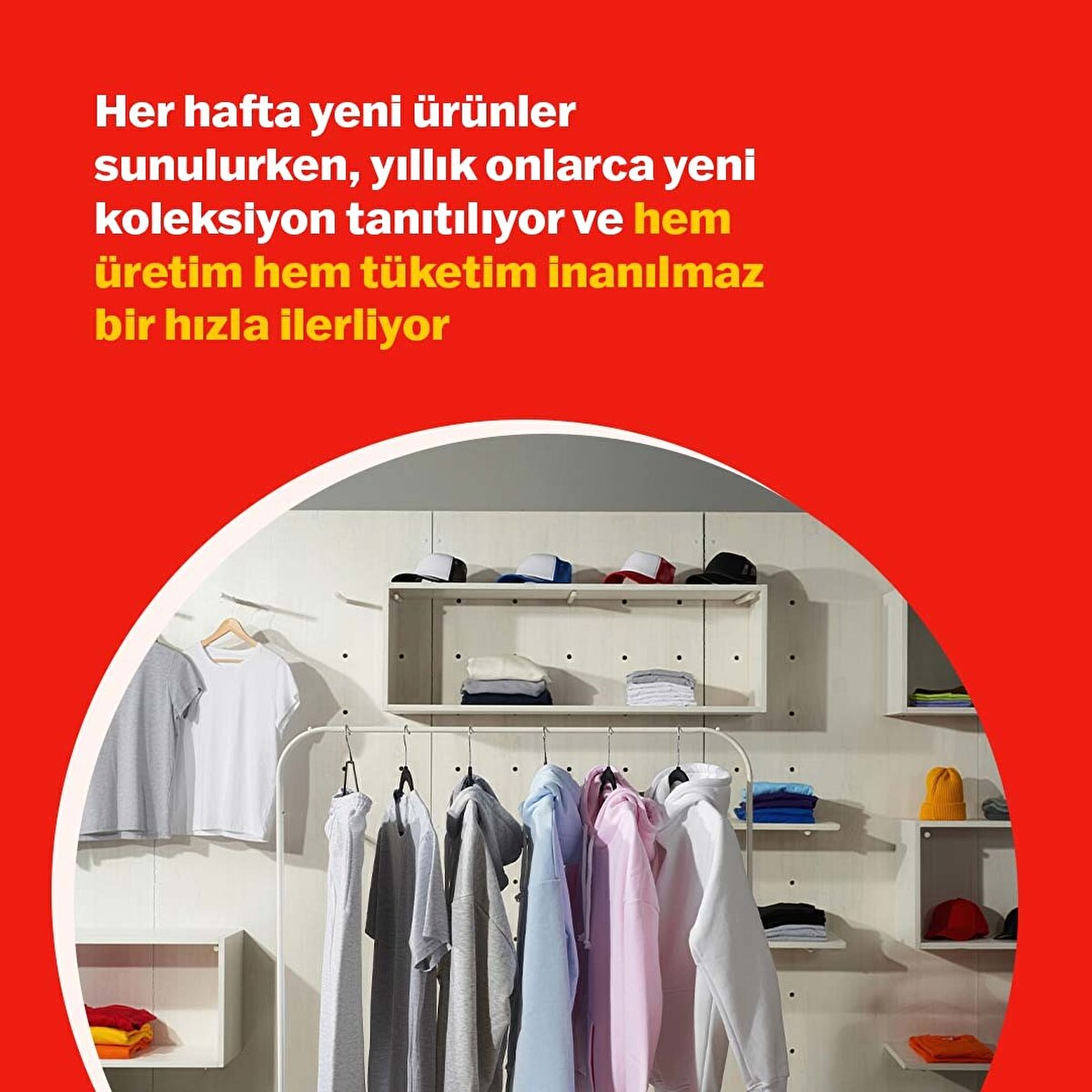 Hızlı moda, büyük bir su kirliliğikaynağı olmasının yanı sıra, her günbüyük miktarlarda suyun israf edilmesinede neden oluyor.